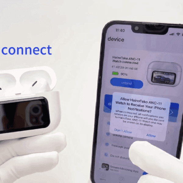 HainoTeko ANC 11 – Ecouteurs Bluetooth 5.4 Tactile avec ANC & Super Bass – Image 6