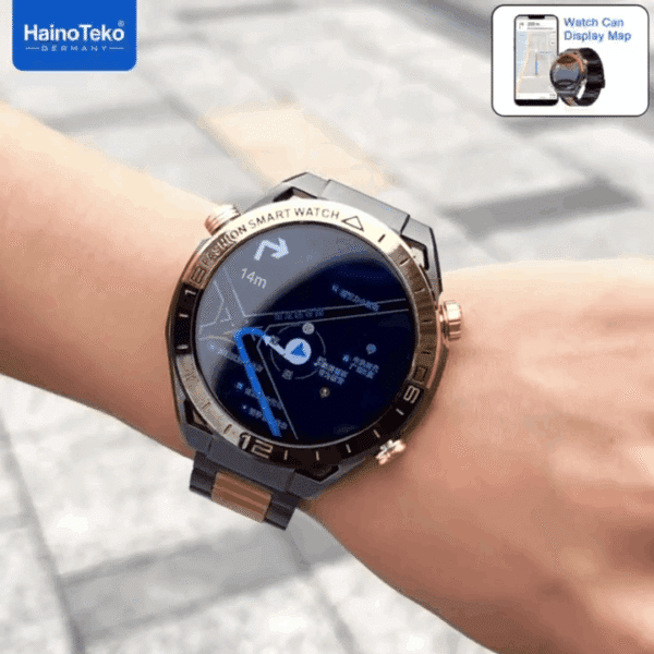 HainoTeko RW-68 Watch Ultimate - Smartwatch Amoled avec GPS & Alarme prière أوقات الصلاة – Image 6