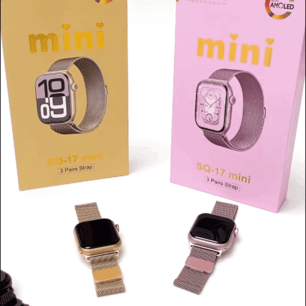HainoTeko SQ-17 Mini – Smart Watch Series 10 AMOLED avec 3 Bracelets – Image 17