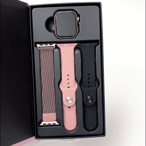 HainoTeko SQ-17 Mini – Smart Watch Series 10 AMOLED avec 3 Bracelets – Image 10