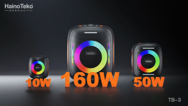 HainoTeko TB-3 - Haut-Parleur Bluetooth 5W / 50W / 160W + Mic – Image 5