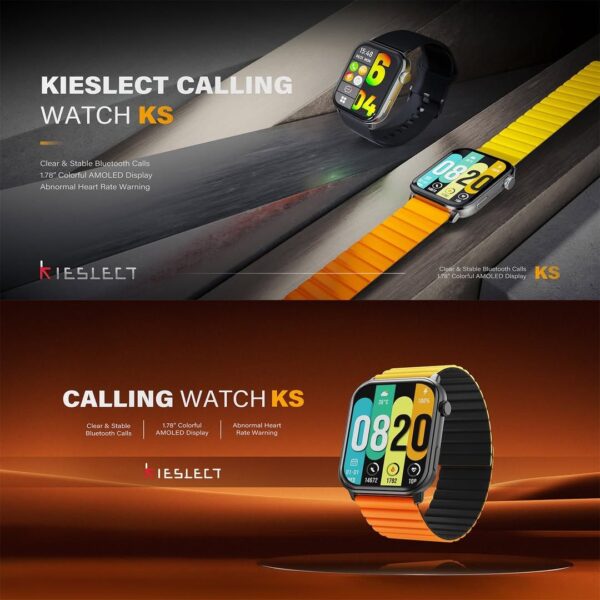 Kieslect Ks - Smart Watch avec Écran AMOLED 1.78” pour Sport – Image 15