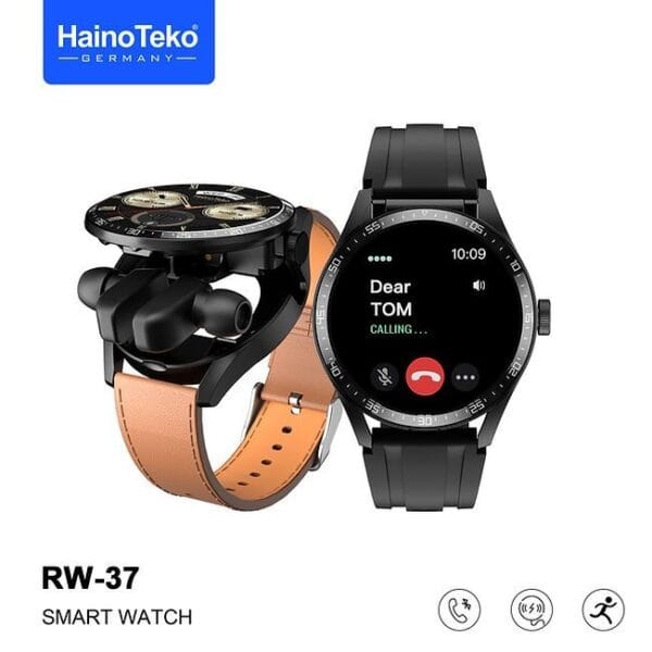 HainoTeko RW-37 Buds - Smartwatch + Écouteurs Bluetooth avec Écran AMOLED 2.12"
