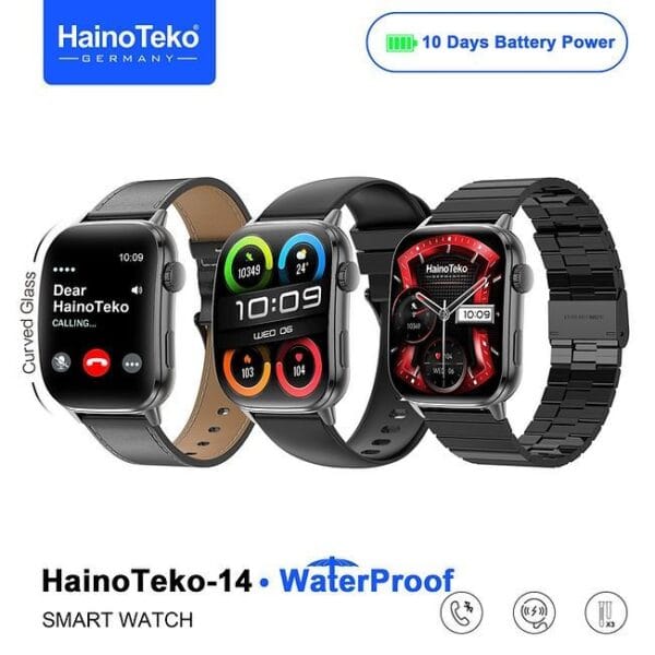 HainoTeko-14 Waterproof – Smart Watch avec Ecran AMOLED incurvé – Image 3