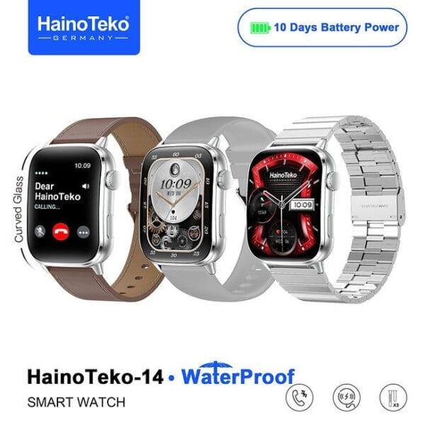 HainoTeko-14 Waterproof – Smart Watch avec Ecran AMOLED incurvé – Image 4