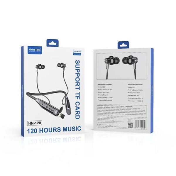 HainoTeko Germany HN-Series - Ecouteurs Bluetooth 5.3 avec Tour de Cou pour Sport – Image 7