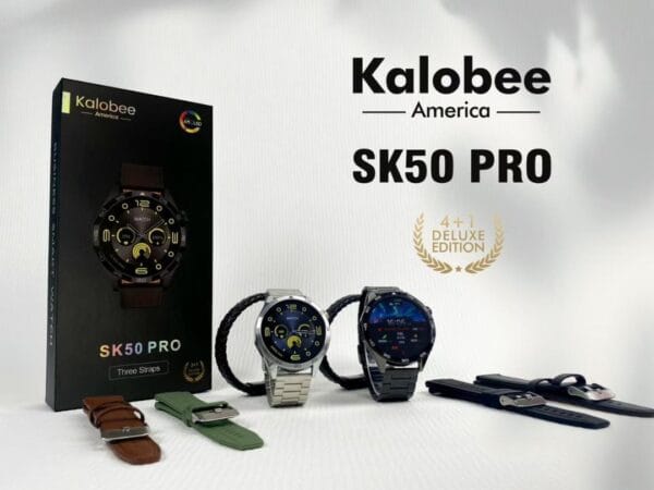 Kalobee SK50 Pro - Smartwatch Bluetooth avec Écran AMOLED 1,62”