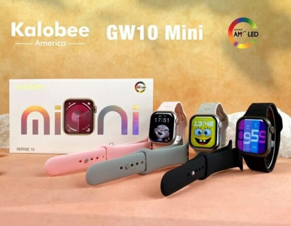 Kalobee GW10 Mini - Smart Watch Bluetooth avec Écran Super AMOLED