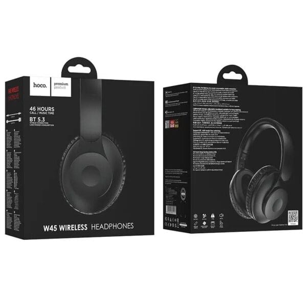 Hoco W45 Enjoy - Casque Sans Fil Bluetooth 5.3 Pliable – Image 2