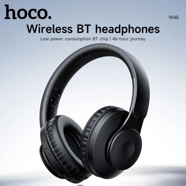 Hoco W45 Enjoy - Casque Sans Fil Bluetooth 5.3 Pliable – Image 11