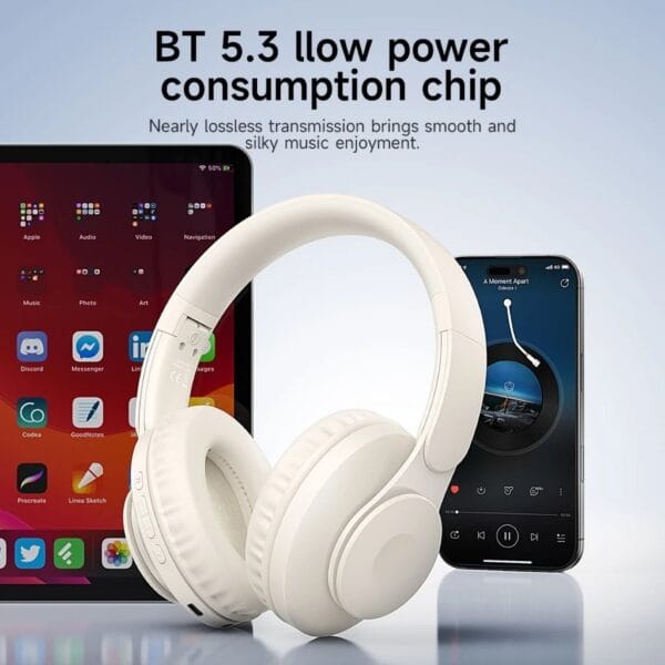 Hoco W45 Enjoy - Casque Sans Fil Bluetooth 5.3 Pliable – Image 8