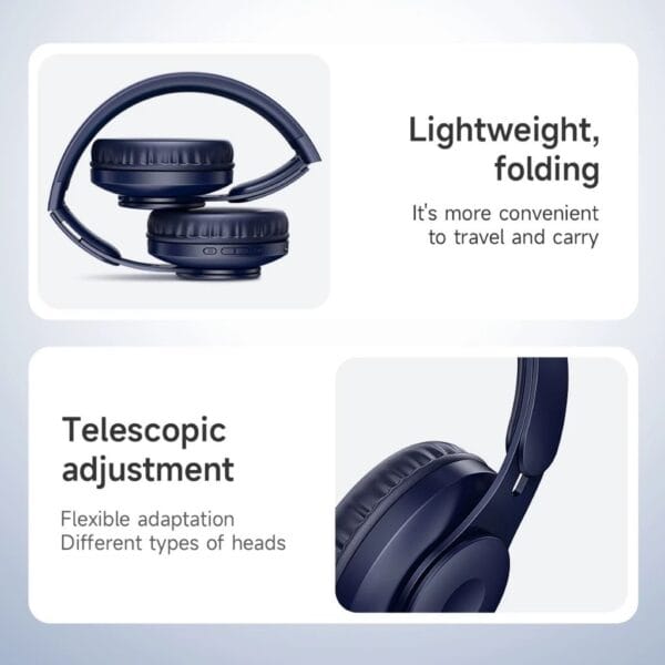 Hoco W45 Enjoy - Casque Sans Fil Bluetooth 5.3 Pliable – Image 6