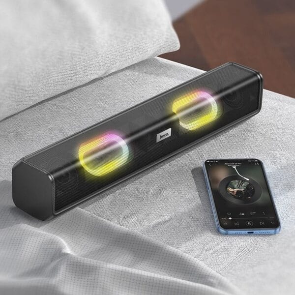 Hoco BS49 Dazzling Sound - Haut-Parleur Sans Fil Bluetooth 2x5W – Image 6