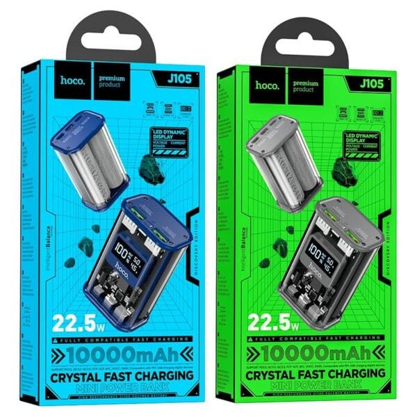 Hoco J105 Discovery Edition - Power Bank Fast Charge 22.5W 10 000 mAh