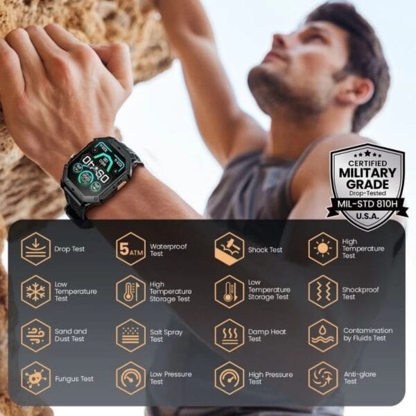 Xiaomi HAYLOU IRON N1 - Montre Connectée de Qualité Militaire – Image 7