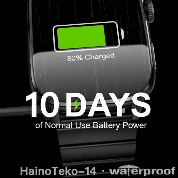 HainoTeko-14 Waterproof – Smart Watch avec Ecran AMOLED incurvé – Image 12