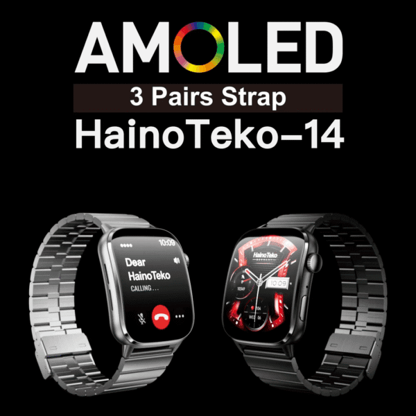 HainoTeko-14 Waterproof – Smart Watch avec Ecran AMOLED incurvé – Image 2