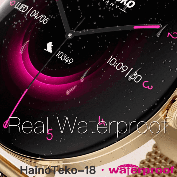 HainoTeko-18 Waterproof – Smart Watch AMOLED for Ladies – Image 12