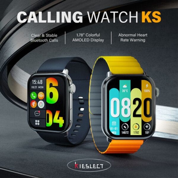 Kieslect Ks - Smart Watch avec Écran AMOLED 1.78” pour Sport