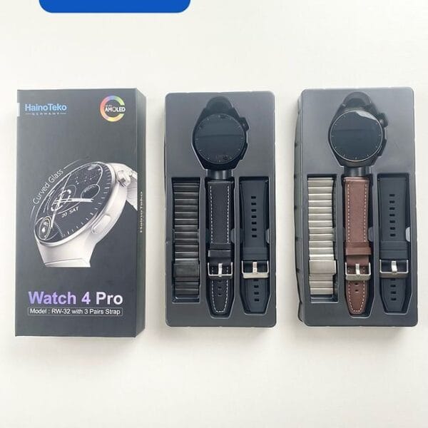 HainoTeko RW-32 Watch 4 Pro - Smart Watch avec Écran AMOLED incurvé – Image 12