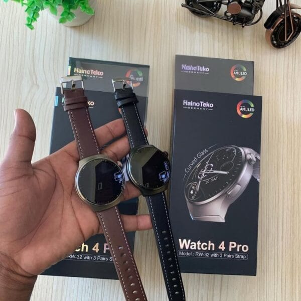HainoTeko RW-32 Watch 4 Pro - Smart Watch avec Écran AMOLED incurvé – Image 11