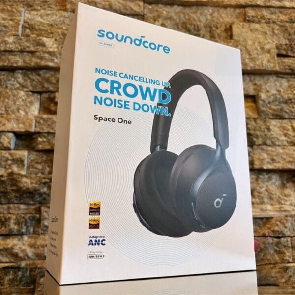 Anker Soundcore Space One - Casque Bluetooth 5.3 avec ANC Adaptatif & Audio Hi-Res – Image 8