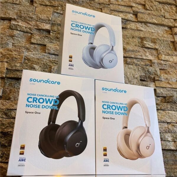 Anker Soundcore Space One - Casque Bluetooth 5.3 avec ANC Adaptatif & Audio Hi-Res – Image 3