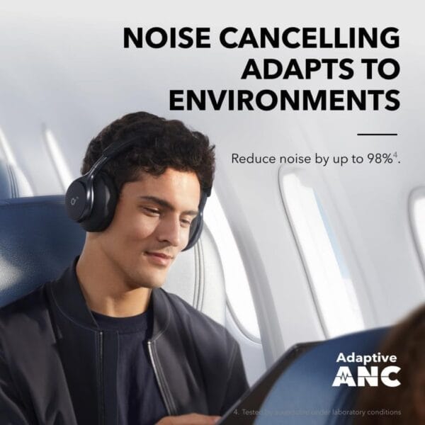Anker Soundcore Space One - Casque Bluetooth 5.3 avec ANC Adaptatif & Audio Hi-Res – Image 10