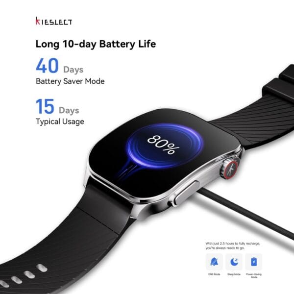 Kieslect Balancs Edge - Smartwatch Écran AMOLED FHD Incurvé 2.01 pouces – Image 6