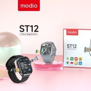 Modio 4G ST12 4/64 GB – Smartwatch 4G avec Carte SIM, WIFI, GPS, Bluetooth