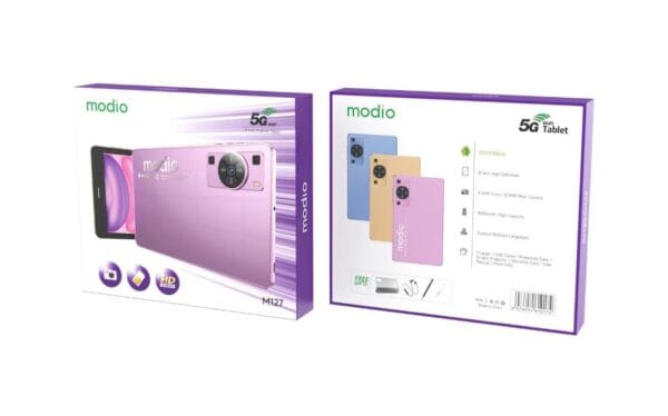 Modio M127 8/256 GB - Tablette 8 pouces 5G, WiFi & Camera – Image 4