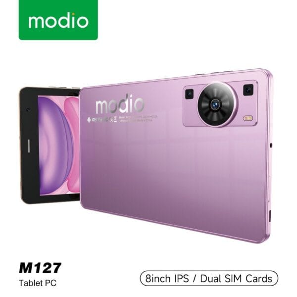 Modio M127 8/256 GB - Tablette 8 pouces 5G, WiFi & Camera