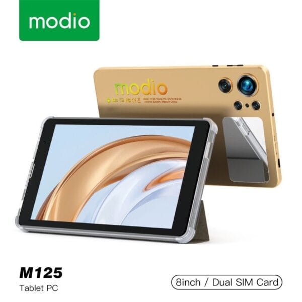 Modio M125 6/256 Go – Tablette Ecran IPS 8 pouces avec Double SIM, 5G, WiFi & Camera