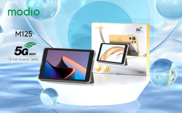 Modio M125 6/256 Go – Tablette Ecran IPS 8 pouces avec Double SIM, 5G, WiFi & Camera – Image 2
