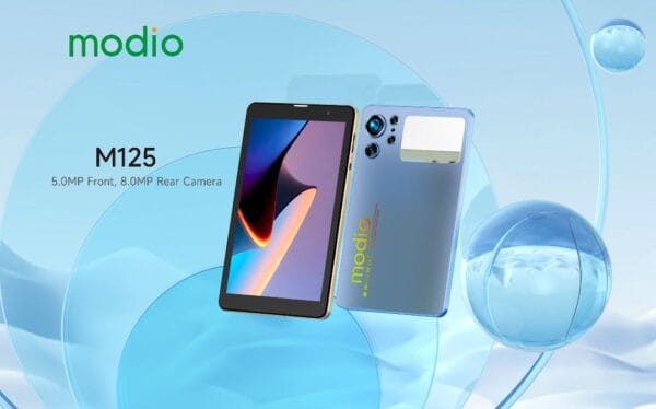 Modio M125 6/256 Go – Tablette Ecran IPS 8 pouces avec Double SIM, 5G, WiFi & Camera – Image 4