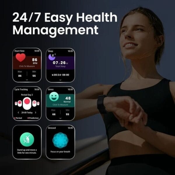 Xiaomi HAYLOU Watch 4 GPS - Smart Watch avec Écran HD TFT 1,93 pouce – Image 5