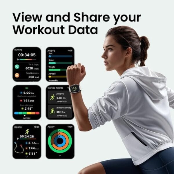 Xiaomi HAYLOU Watch 4 GPS - Smart Watch avec Écran HD TFT 1,93 pouce – Image 6