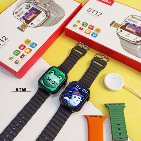 Modio 4G ST12 4/64 GB – Smartwatch 4G avec Carte SIM, WIFI, GPS, Bluetooth – Image 4