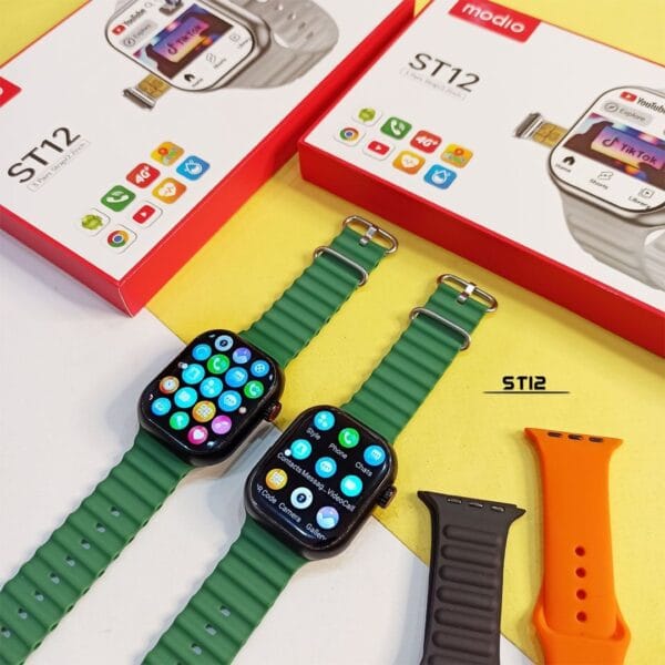 Modio 4G ST12 4/64 GB – Smartwatch 4G avec Carte SIM, WIFI, GPS, Bluetooth – Image 5