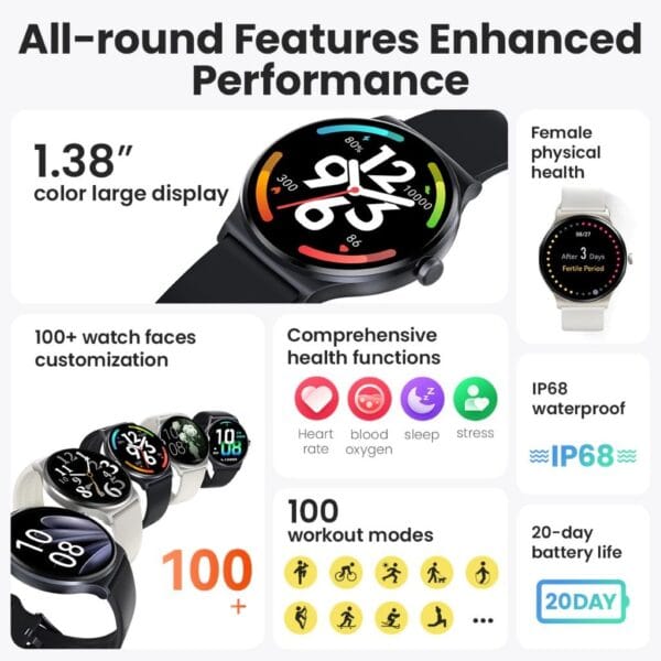 [NEW] Haylou Solar Lite - Smart watch Bluetooth avec Écran 1.38 pouce – Image 3