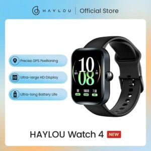 Xiaomi HAYLOU Watch 4 GPS - Smart Watch avec Écran HD TFT 1,93 pouce
