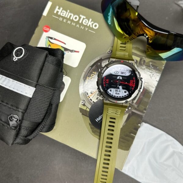 HainoTeko RW-24 - Pack 3en1 Smartwatch Bluetooth + Lunette + Sacoche – Image 11