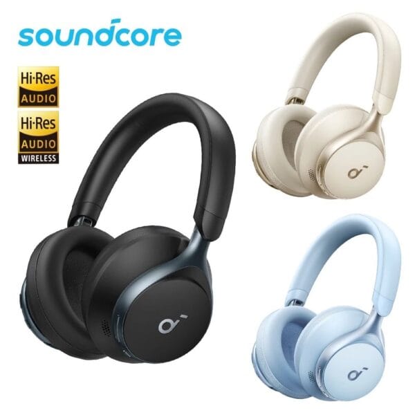 Anker Soundcore Space One - Casque Bluetooth 5.3 avec ANC Adaptatif & Audio Hi-Res