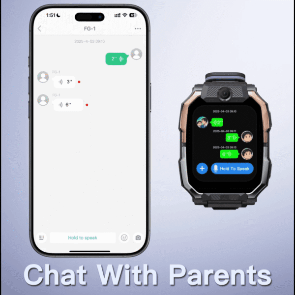 HainoTeko FG-1 Kids' 5G - Smart Watch Enfants avec SIM, GPS & Double Camera – Image 9