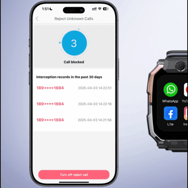 HainoTeko FG-1 Kids' 5G - Smart Watch Enfants avec SIM, GPS & Double Camera – Image 10