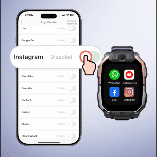HainoTeko FG-1 Kids' 5G - Smart Watch Enfants avec SIM, GPS & Double Camera – Image 11