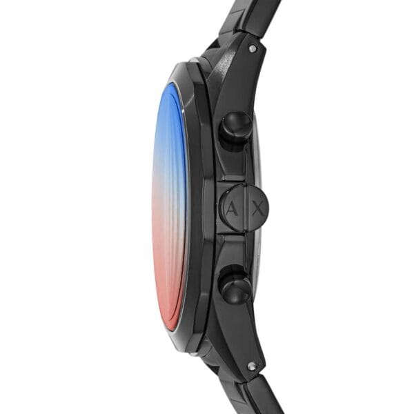 Armani Exchange Drexler - Montre Chronographe en Acier Noir avec Cadran Dégradé – Image 6