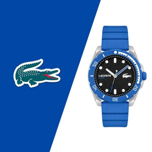 Lacoste Finn - Montre à Quartz pour Homme 5 ATM - Bleu – Image 2