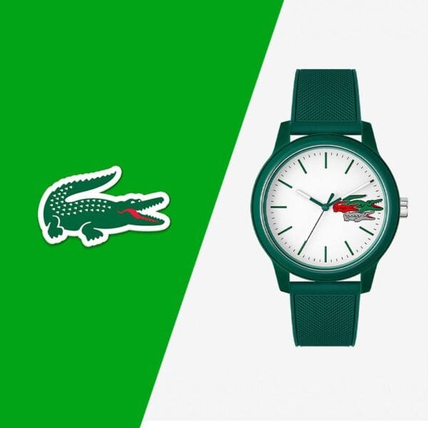 Lacoste 12.12 Holiday - Montre à Quartz pour Homme – Vert – Image 2