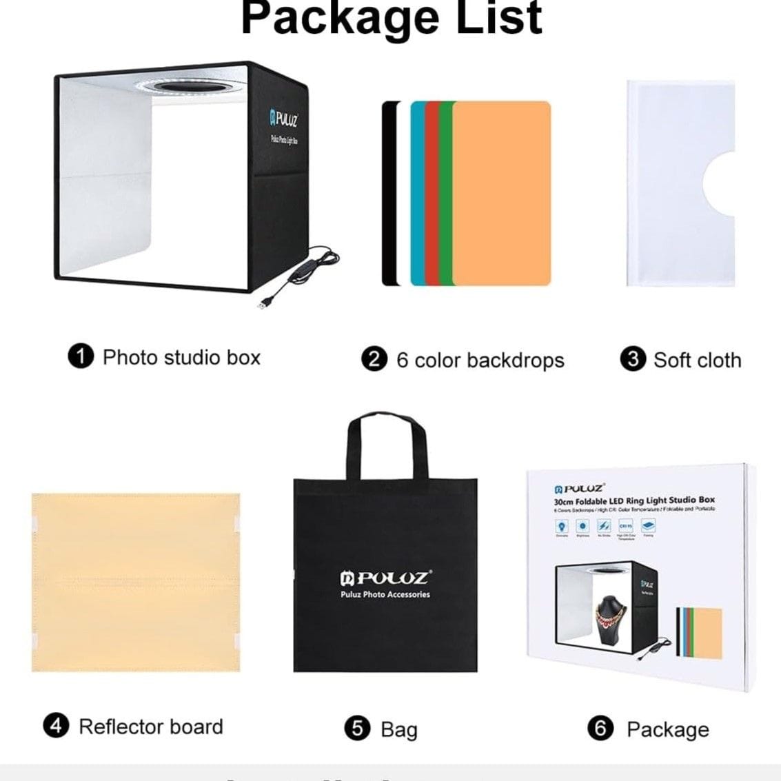 Mini Studio Photo PULUZ - Photography Light Box Mini Studio Photo PULUZ - Photography Light Box – Image 8